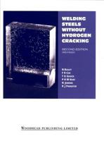 Welding Steels Without Hydrogen Cracking 1855730146 Book Cover