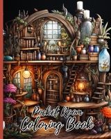 Pocket Room Coloring Book For Adults: Coloring Book Features Tiny, Cozy, Beautiful & Peaceful Rooms Illustrations B0CKWMJ5NY Book Cover