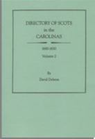 Directory of Scots in the Carolinas 0806352310 Book Cover