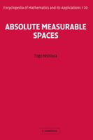 Absolute Measurable Spaces 0521875560 Book Cover