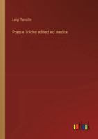 Poesie liriche edited ed inedite (Italian Edition) 3368715712 Book Cover