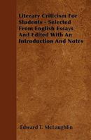 Literary Criticism For Students 1141615711 Book Cover