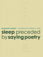 Sleep Preceded by Saying Poetry 1944380094 Book Cover