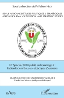Revue africaine d'études politiques & stratégiques: African journal of political and strategic studies N° spécial / 2018 publié en hommage à Fabien ... Politiques Et Stratégiques) (French Edition) 2343172072 Book Cover