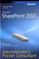 Microsoft(r) Sharepoint(r) 2010 Administrator's Pocket Consultant 0735627223 Book Cover