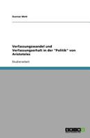 Verfassungswandel und Verfassungserhalt in der Politik von Aristoteles 3656021570 Book Cover