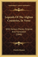 Legends of Afghan Countries 1017750718 Book Cover