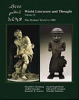 World Literature and Thought: The Modern World to 1900, Volume III 0155009214 Book Cover