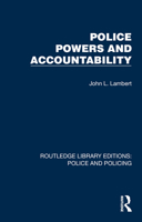 Police Powers and Accountability 1032419059 Book Cover