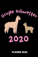 Gro�e Schwester 2020 Planer 2020: 140 Vorgefertigte Seiten - Ca. Din A5 - 12 Monate - Kalender - Wochenplaner - Monatsplaner -Tagesplaner - Timer - Terminplaner - Studentenplaner - Studiplaner - Moodt 1673750192 Book Cover