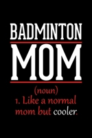 Badminton Mom Notebook: Graph Paper Notebook with 120 pages 6x9 perfect as math book, sketchbook, workbook and diary Funny Gift for Badminton Fans and Coaches 1677227788 Book Cover