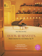 Music Minus One Piano: Rubinstein Concerto No. 4 in D minor, op. 70 (Book & 2 CDs) 1596150734 Book Cover