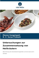 Untersuchungen zur Zusammensetzung von Heilkräutern (German Edition) 6209931731 Book Cover