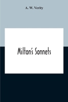 Milton'S Sonnets 9354188095 Book Cover