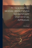 Petrographic Modal AnalysisAn Elementary Statistical Apprasal 1021515191 Book Cover