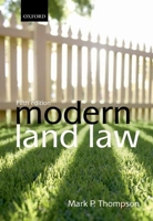 Modern Land Law 0198765568 Book Cover