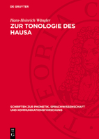 Zur Tonologie Des Hausa 3112761669 Book Cover