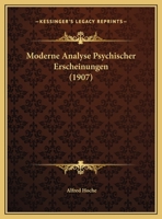 Moderne Analyse Psychischer Erscheinungen 1021923907 Book Cover