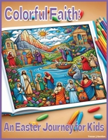 Colorful Faith: An Easter Journey for Kids: Religious Easter Scenes B0CSXKQP9K Book Cover