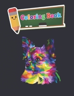 Coloring Book: 100 Animals for Stress Relieving Designs Animals,Flowers,Patterns And So Much More For Adults and kids - 8 x10 inches B089J5JCL7 Book Cover