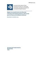 Reglas de procedimiento de la Reunión Consultiva del Tratado Antártico y del Comité para la Protección del Medio Ambiente. Actualizado: noviembre 2019. (Spanish Edition) 987402478X Book Cover