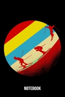 Notebook: Skiing Notebook Blank Line Journal Lined with Lines 6x9 120 Pages Checklist Record Book Take Notes Ski Winter Sports Planner Paper Christmas Gift for Ski Lover Gifts 1706630409 Book Cover