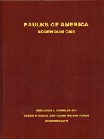 PAULKS OF AMERICA, ADDENDUM ONE 1938637410 Book Cover
