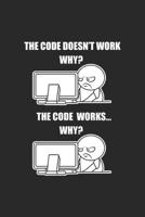 The Code Doesn't Work Why: Programming Developer Notebook Computer Science Journal for Coder, Coding Samples Programmers and computer nerds for sketches, notes, tasks, code ideas and To-Do lists, Dot  1080821317 Book Cover