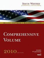 South-Western Federal Taxation 2010: Comprehensive (with TaxCut® Tax Preparation Software CD-ROM and Checkpoint 6-month Printed Access Card) 0324828616 Book Cover