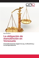 La obligación de manutención en Venezuela 3659074713 Book Cover