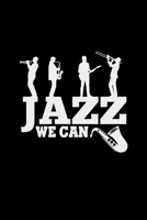 Jazz we can: 6x9 Jazz grid squared paper notebook notes 1671528190 Book Cover