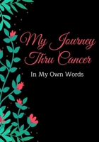 My Journey Thru Cancer In My Own Words: Journal For Breast Cancer Survivors and Those Who Are Currently Going Thru Treatments...Write letters or motivational and inspirational quotes to yourself or th 1698861966 Book Cover