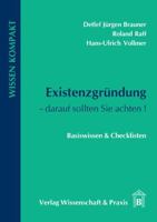 Existenzgrundung - Darauf Sollten Sie Achten 3896732889 Book Cover