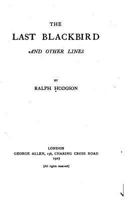 The Last Blackbird and Other Lines 1176763792 Book Cover