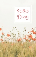 2020 Diary: 5x8 week to a page planner with 12 monthly planners. Lined paper pages after diary for all your notes. Perfect pocket design for general use, small business owners and students. Wild poppy 1692554689 Book Cover