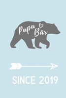 PAPA BÄR SINCE 2019: A5 Notizbuch PUNKTIERT als Geschenk zum Geburtstag für Papa | Danke-buch | Für Väter zum Vatertag | schöne Geburtstagsgeschenkidee | Journal | Kalender (German Edition) 1711680567 Book Cover