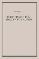 Thet Freske Riim Tractatus Alvini 9401571589 Book Cover