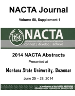NACTA Journal Volume 58, Sup. 1 1495113019 Book Cover
