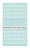a book full of m’s & n’s with a unique u 1697072739 Book Cover