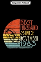 Composition Notebook: Mens 35th Wedding Anniversary Gifts Husband Since November 1984 Journal/Notebook Blank Lined Ruled 6x9 100 Pages 1673579833 Book Cover