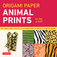 Origami Paper Animal Prints 8 1/4 49 Sheets 0804837953 Book Cover