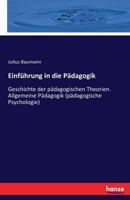 Einfuhrung in Die Padagogik 3741174920 Book Cover