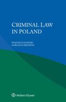 Criminal Law in Poland 9403513241 Book Cover