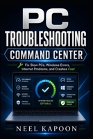 PC Troubleshooting Command Center: Fix Slow PCs, Windows Errors, Internet Problems, and Crashes Fast B0H2M2NS4D Book Cover