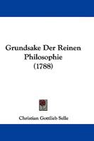 Grundsake Der Reinen Philosophie 1104639459 Book Cover