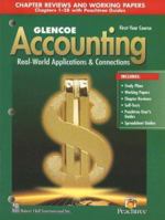 Glencoe Accounting: 1st Year Course, Chapter Reviews and Working Papers 1-28 0026439700 Book Cover