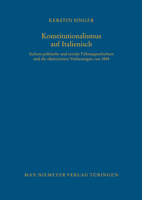 Konstitutionalismus Auf Italienisch 3484821191 Book Cover