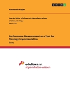 Performance Measurement as a Tool for Strategy Implementation 3656965102 Book Cover