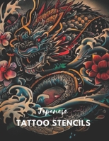 Japanese tattoo stencils: Tattoo template B0C6WJLBXZ Book Cover
