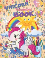 Unicorn Coloring Book: 8.5 x 11 inch coloring book for kids age 4-8 years - it's easy to color B08X5WCHQF Book Cover